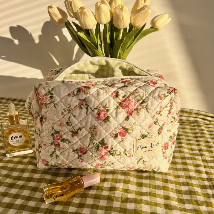 Large Makeup Bag- Roze - Madison's Niche
