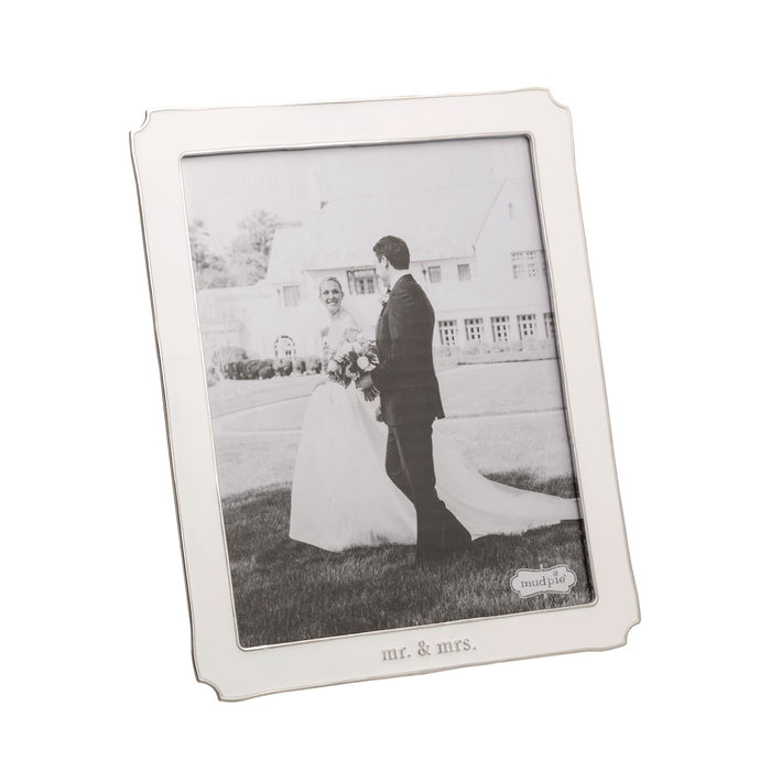 Large Mr. & Mrs. Enamel Frame - Madison's Niche