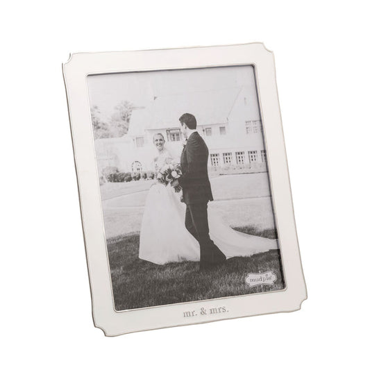 Large Mr. & Mrs. Enamel Frame - Madison's Niche