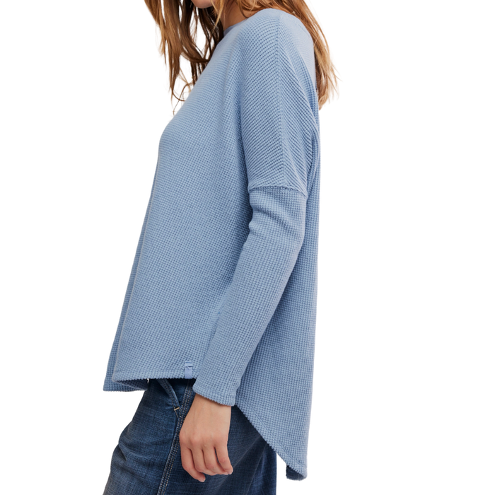 Latte Blues Thermal Solid in Autumn Sky