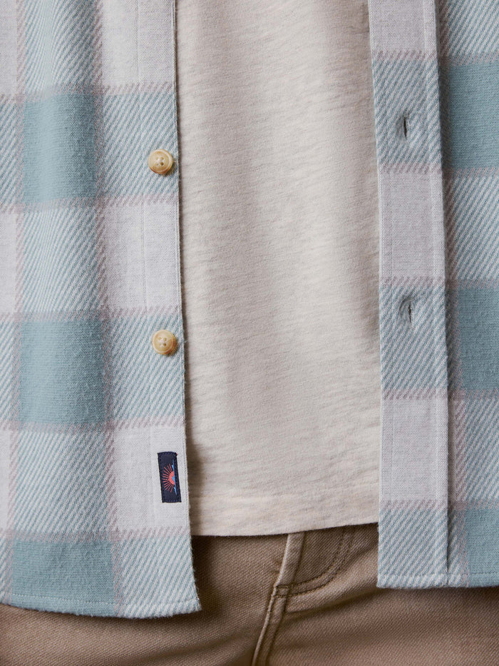 Legend Sweater Shirt in Sage Plaid - Madison's Niche