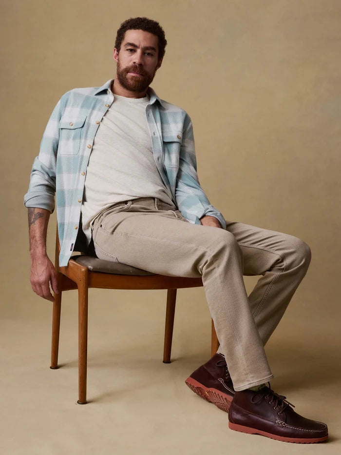 Legend Sweater Shirt in Sage Plaid - Madison's Niche