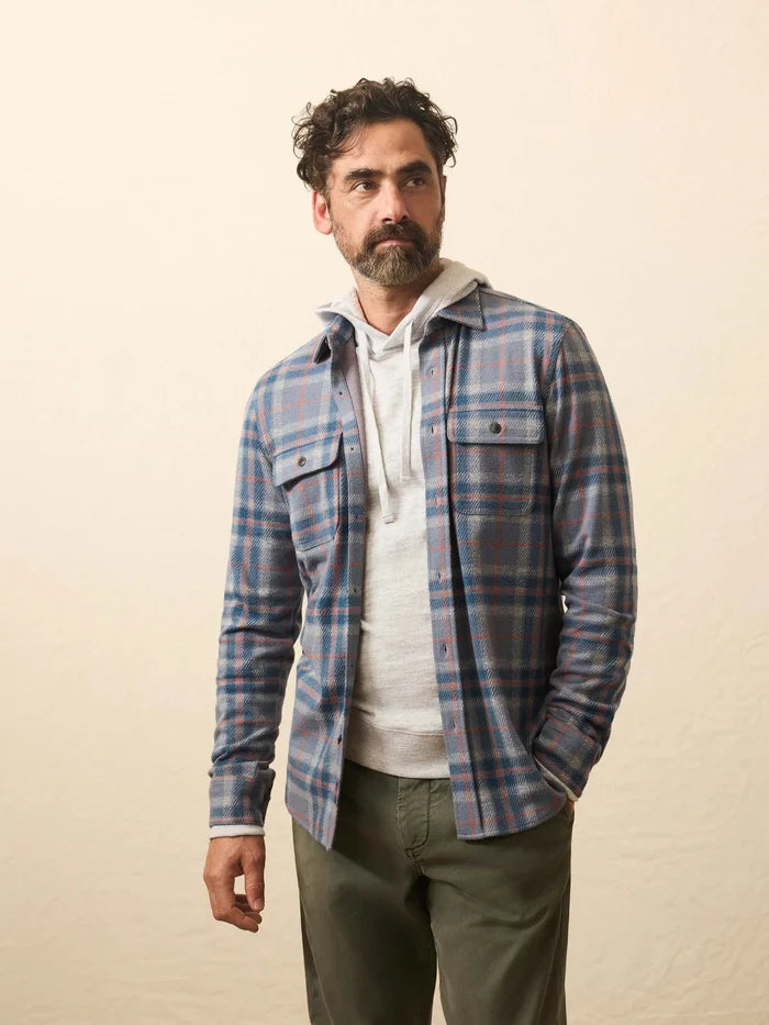 Legend Sweater Shirt in Three Lake Plaid - Madison's Niche