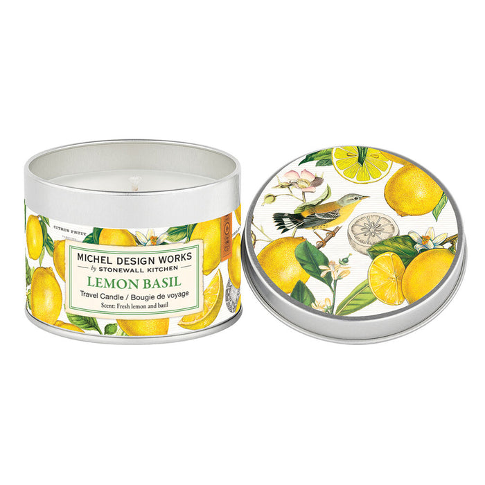 Lemon Basil Candle Tin - Madison's Niche