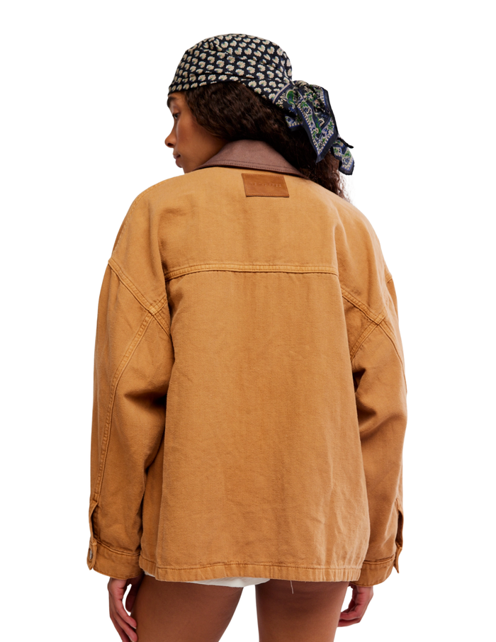 Lemon Denim Jacket in Meerket - Madison's Niche