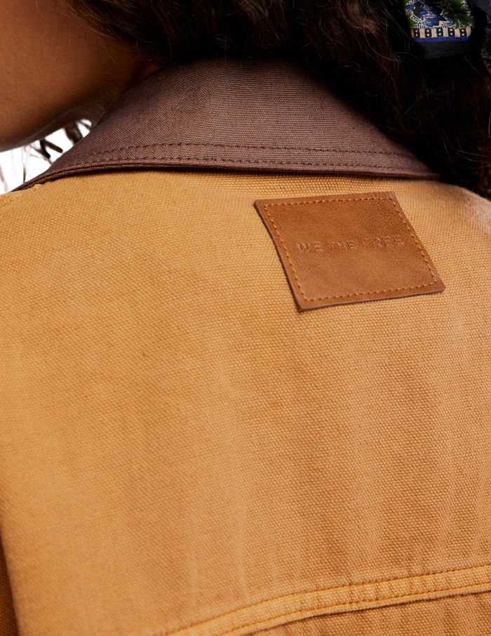 Lemon Denim Jacket in Meerket - Madison's Niche
