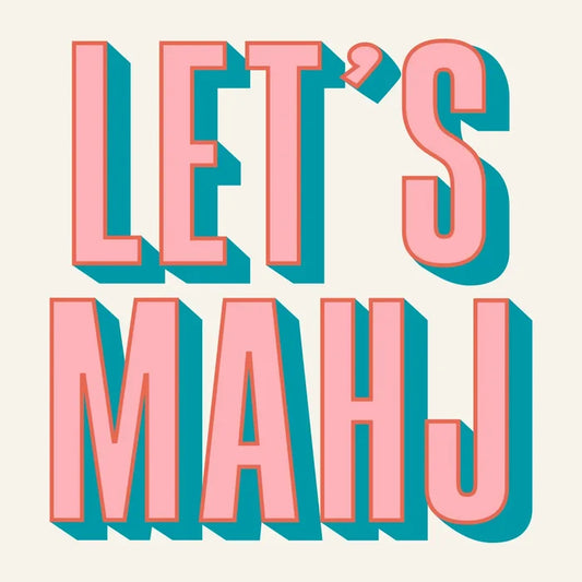 Let's Mahj Napkin - Madison's Niche