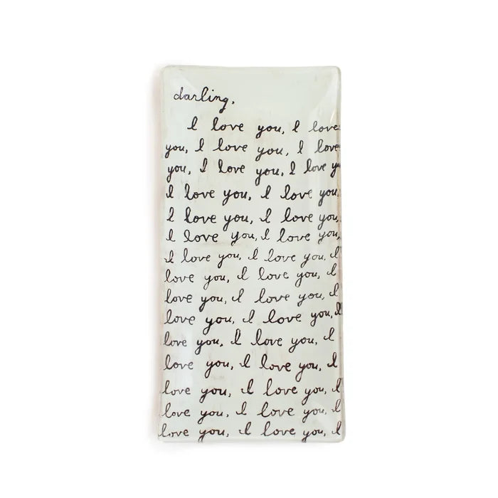 Letter For You Plate - Madison's Niche
