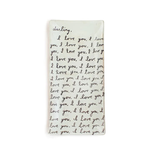 Letter For You Plate - Madison's Niche