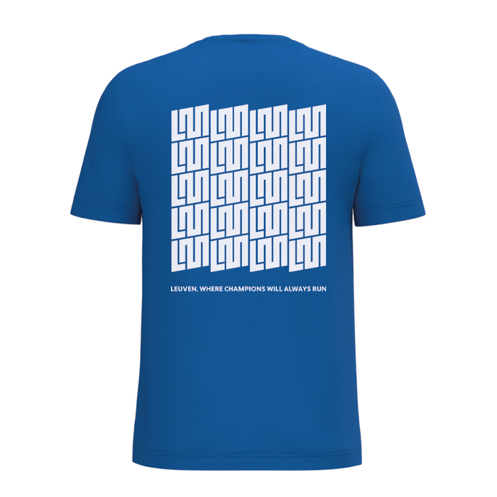 Leuven Marathon - Runners shirt blue (women)