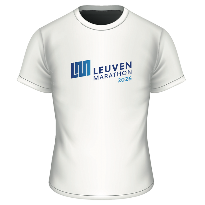Leuven Marathon - T-shirt Champions white