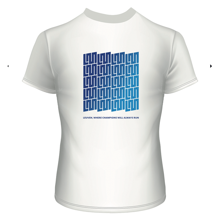 Leuven Marathon - T-shirt Champions white