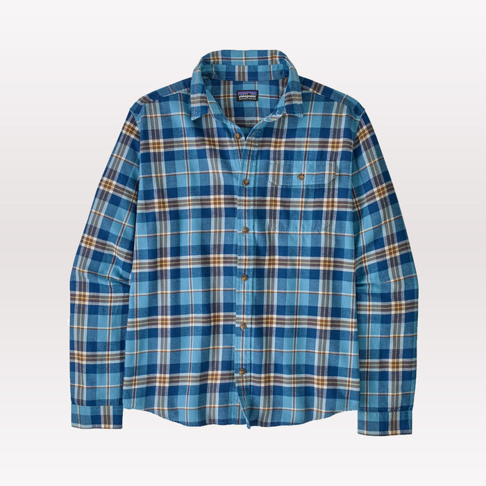 Lightweight Organic Fjord Flannel Shirt - Prime: Shore Blue