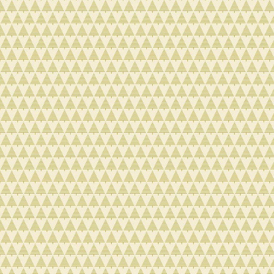 Lined Trees on Cream Blender 100% Cotton Price per Yard