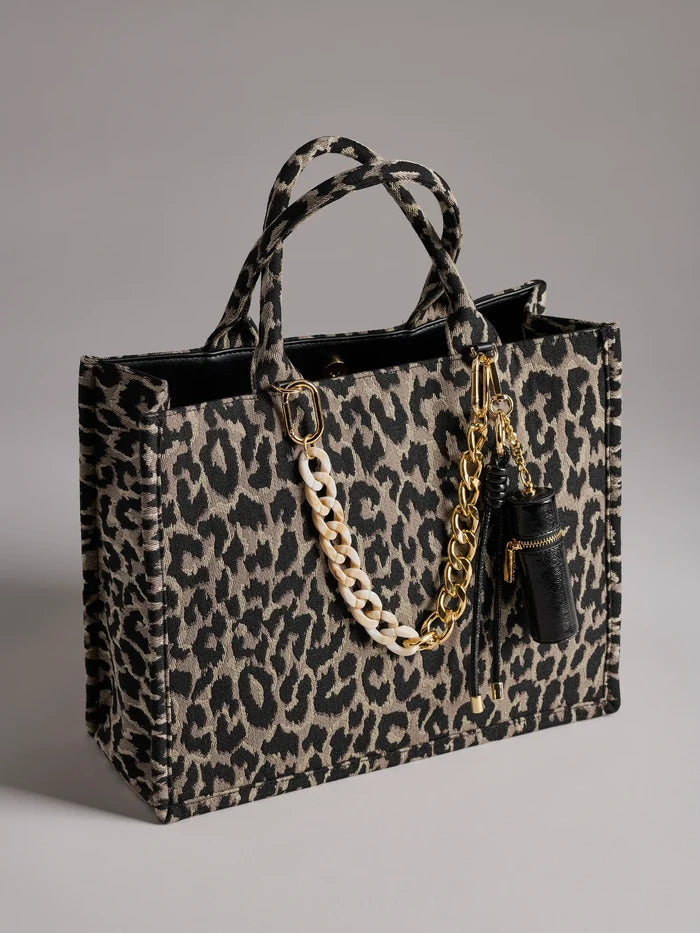 Lipstick Holder Bag Charm in Black - Madison's Niche
