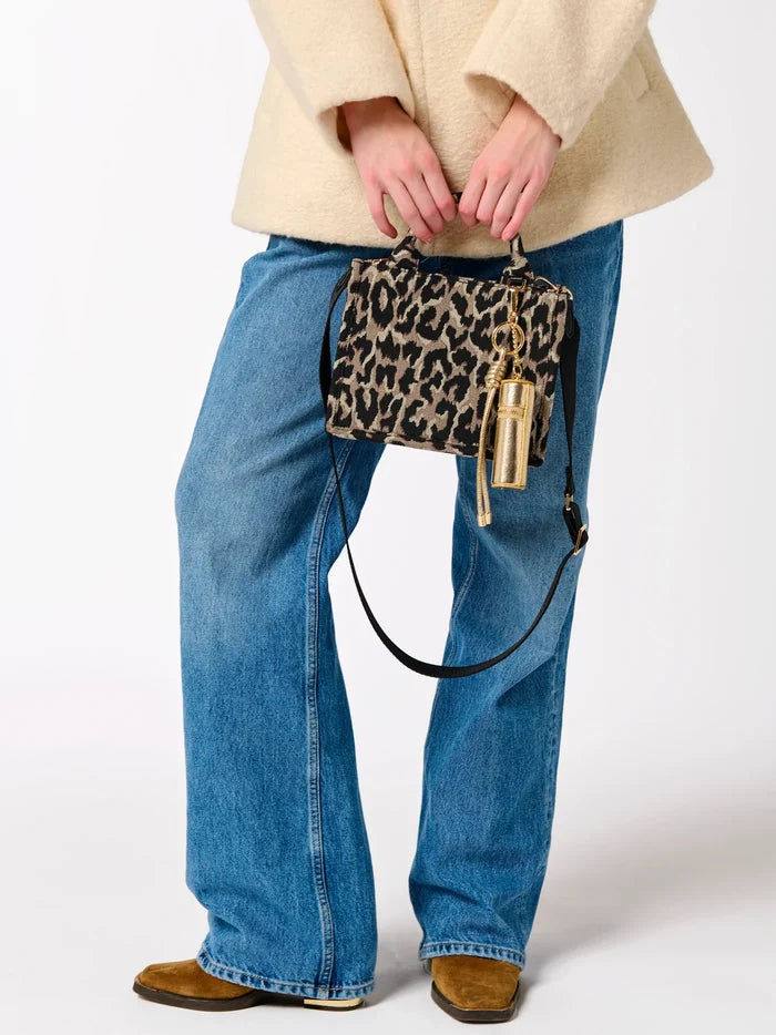 Lipstick Holder Bag Charm in Gold - Madison's Niche