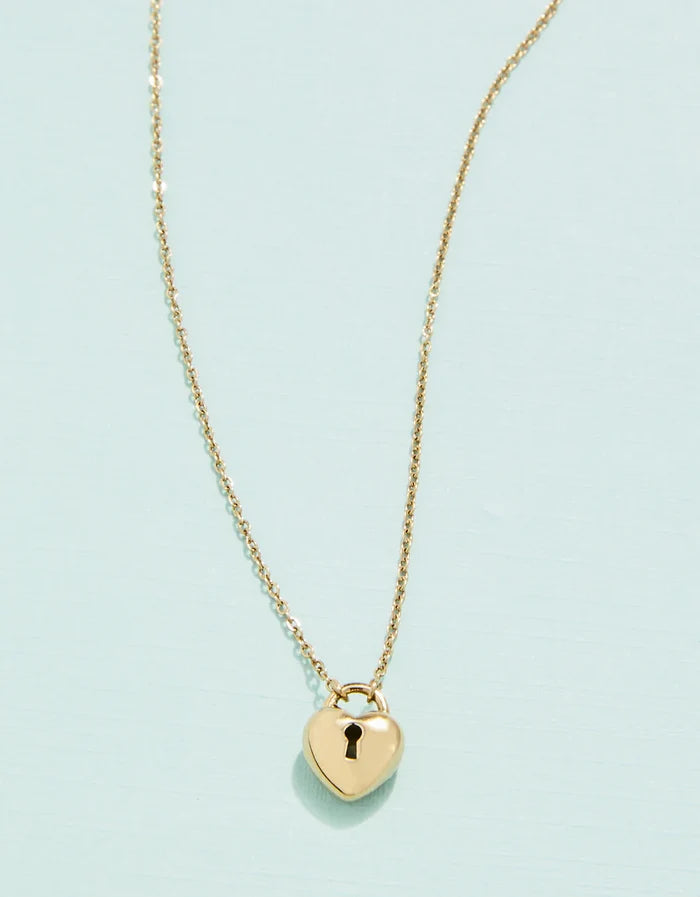 Locked in Love Necklace Heart - Madison's Niche
