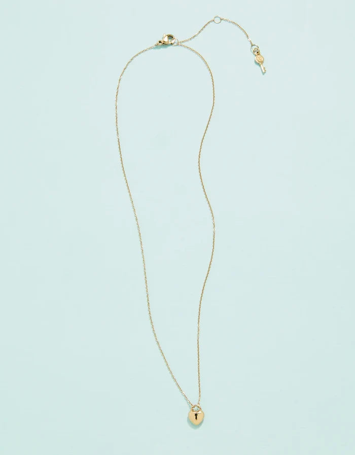 Locked in Love Necklace Heart - Madison's Niche