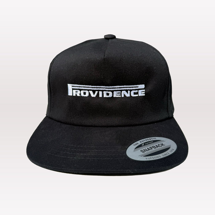 Logo Flip Snapback Cap - Black