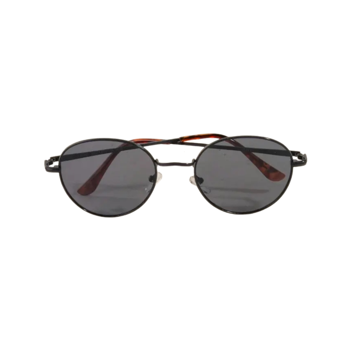 Lola Thin Retro Sunglasses in Black - Madison's Niche