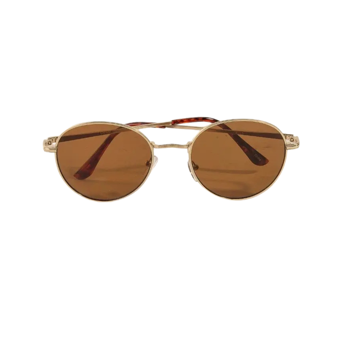 Lola Thin Retro Sunglasses in Brown - Madison's Niche