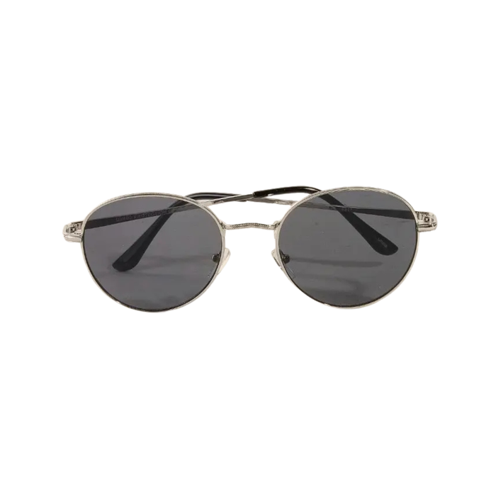 Lola Thin Retro Sunglasses in Silver - Madison's Niche