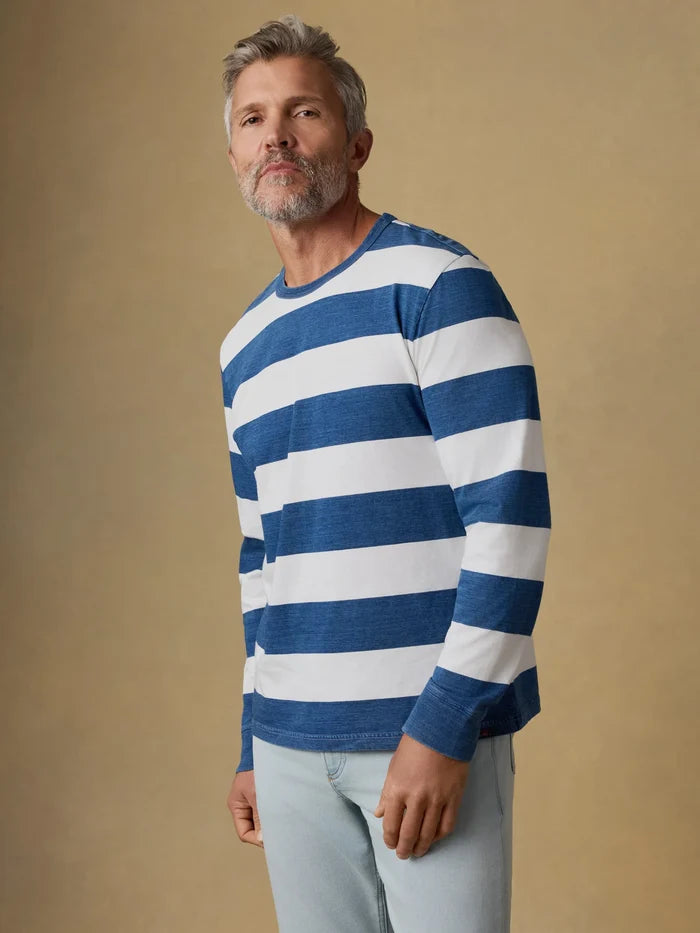 Long-Sleeve Indigo Tee - Madison's Niche