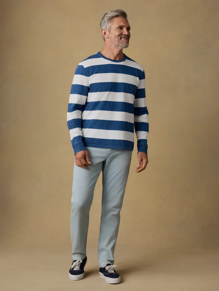 Long-Sleeve Indigo Tee - Madison's Niche