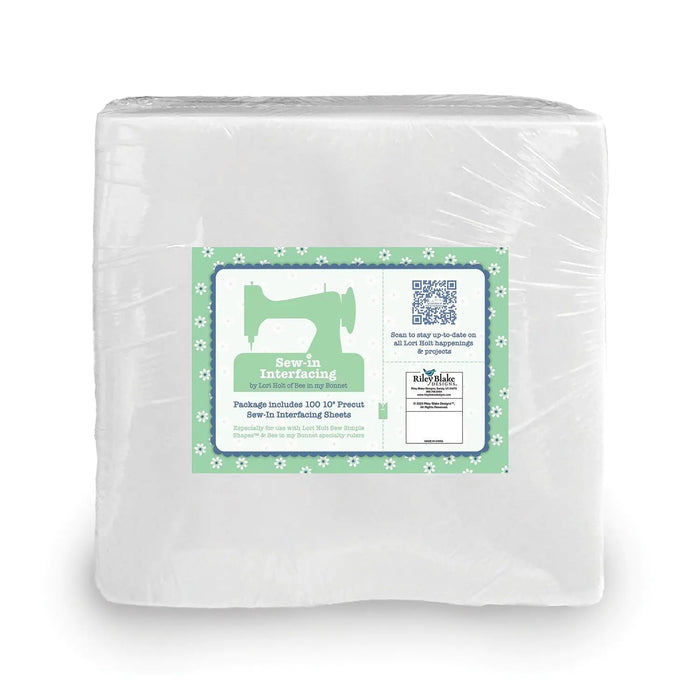 Lori Holt Sew-In Interfacing 10in Precut Squares