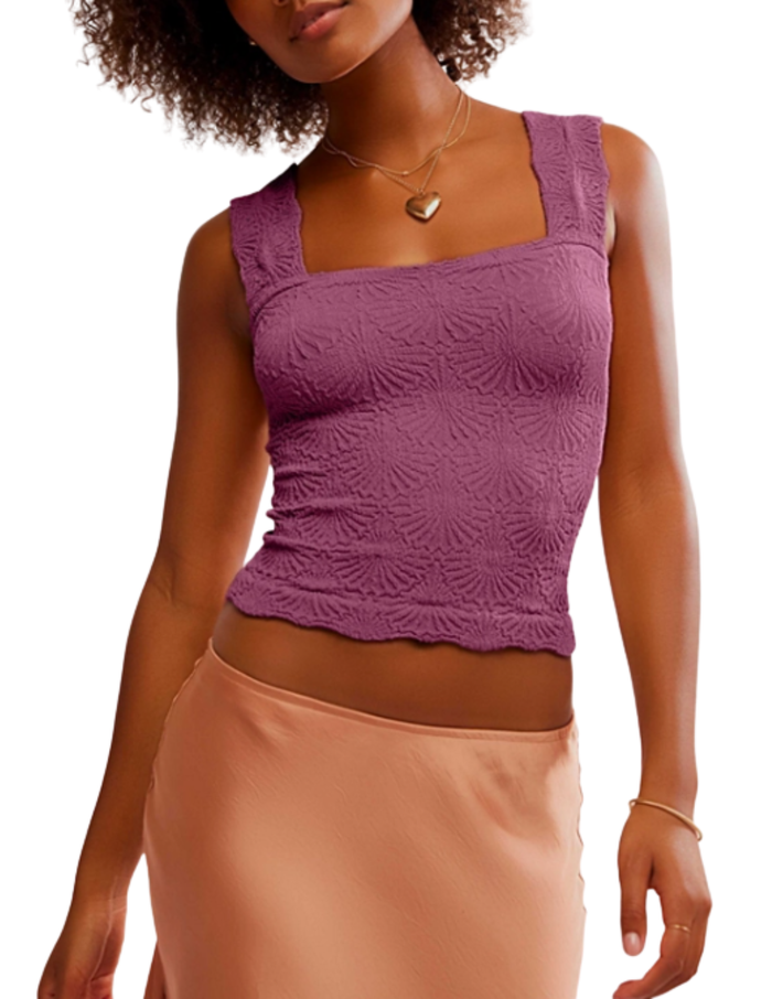 Love Letter Cami in Mulberry - Madison's Niche