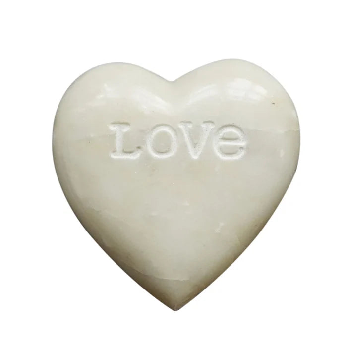 "Love" Soapstone Heart - Madison's Niche