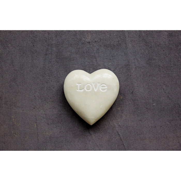 "Love" Soapstone Heart - Madison's Niche