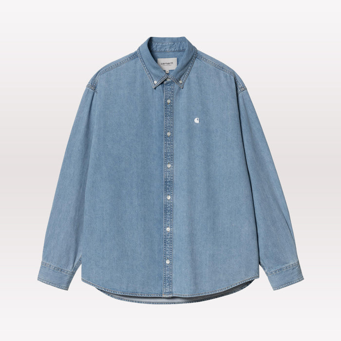 Lucas Shirt - Blue Bleached
