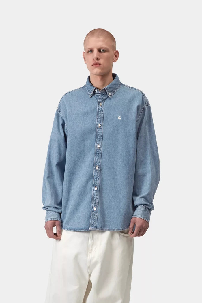 Lucas Shirt - Blue Bleached