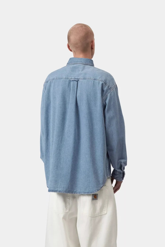 Lucas Shirt - Blue Bleached