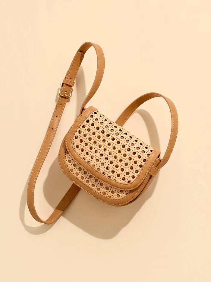 Lyra Crossbody in Tan - Madison's Niche