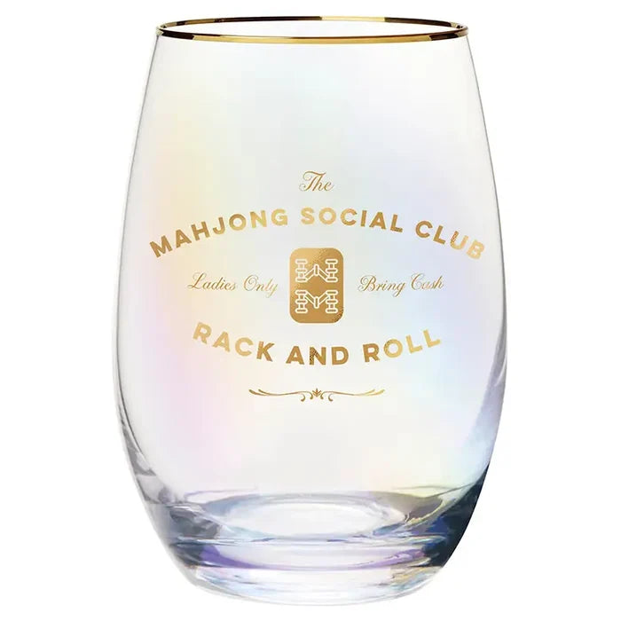 Mahjong Club Wine Glass - Madison's Niche
