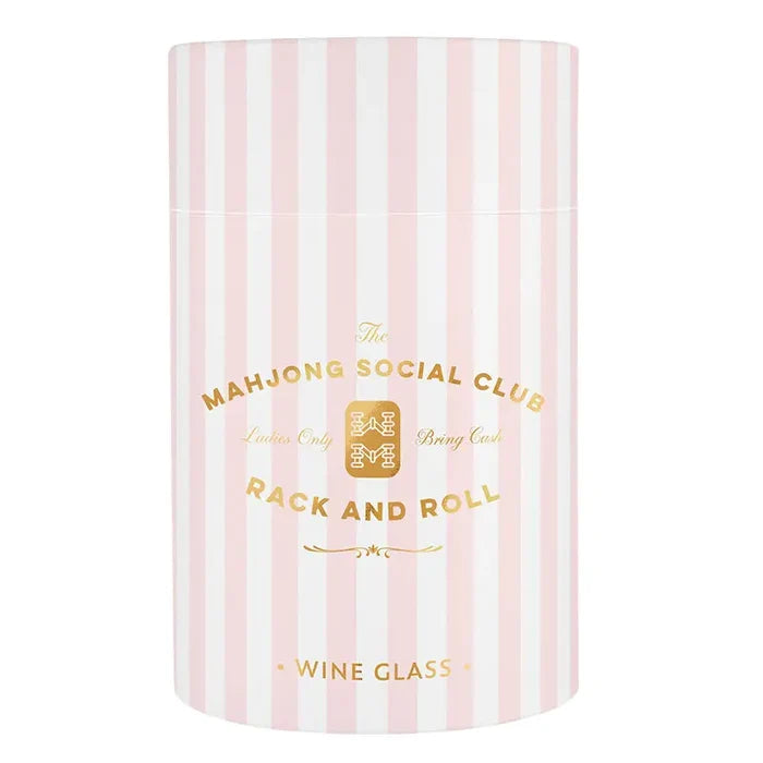 Mahjong Club Wine Glass - Madison's Niche