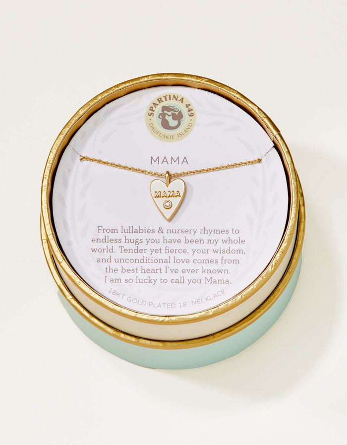 Mama Necklace in Gold - Madison's Niche