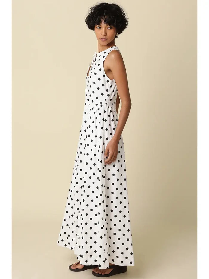 Mandy Polka Dot Maxi Dress - Madison's Niche