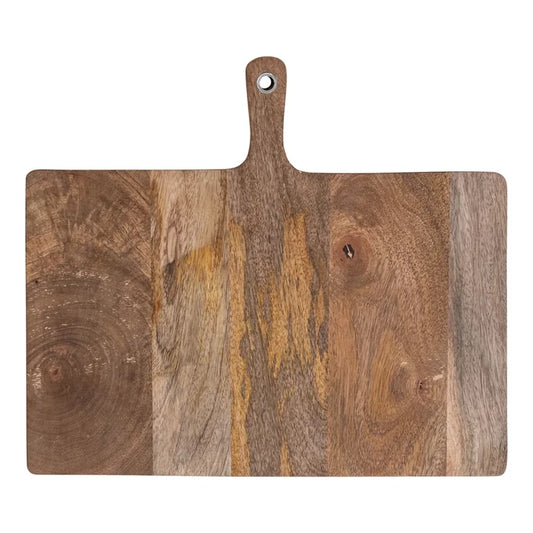 Mango Wood Board with Handle - Madison's Niche