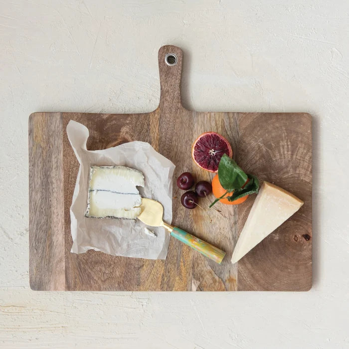 Mango Wood Board with Handle - Madison's Niche