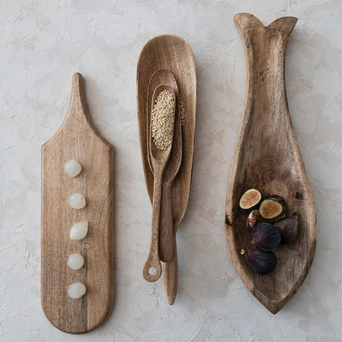 Mango Wood Fish Tray - Madison's Niche