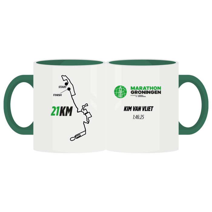 Marathon Groningen - Finisher mug half marathon