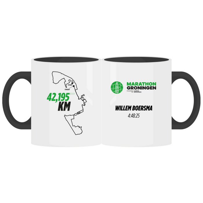 Marathon Groningen - Finisher mug marathon