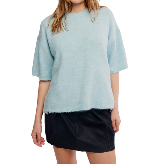 Margot Sweater Tee in Angel Falls Melange