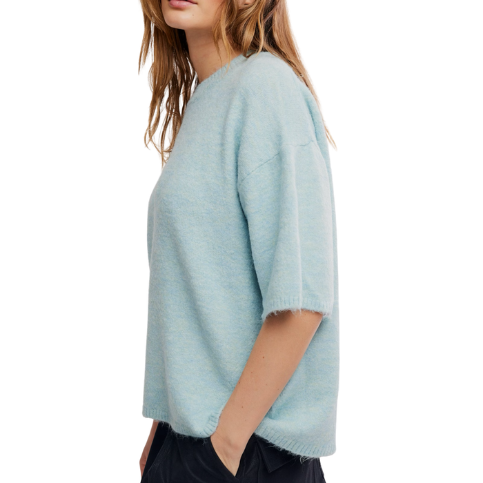 Margot Sweater Tee in Angel Falls Melange