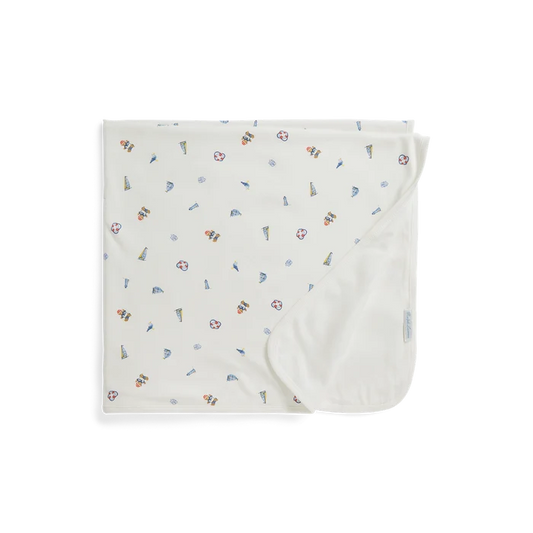 Maritime Bear Baby Blanket - Madison's Niche