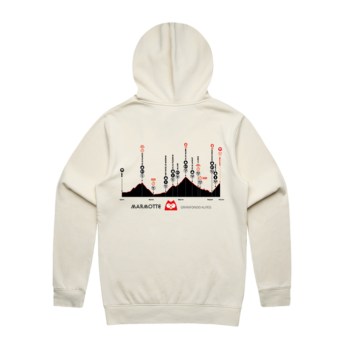 Marmotte Granfondo Alpes - Hoodie ecru