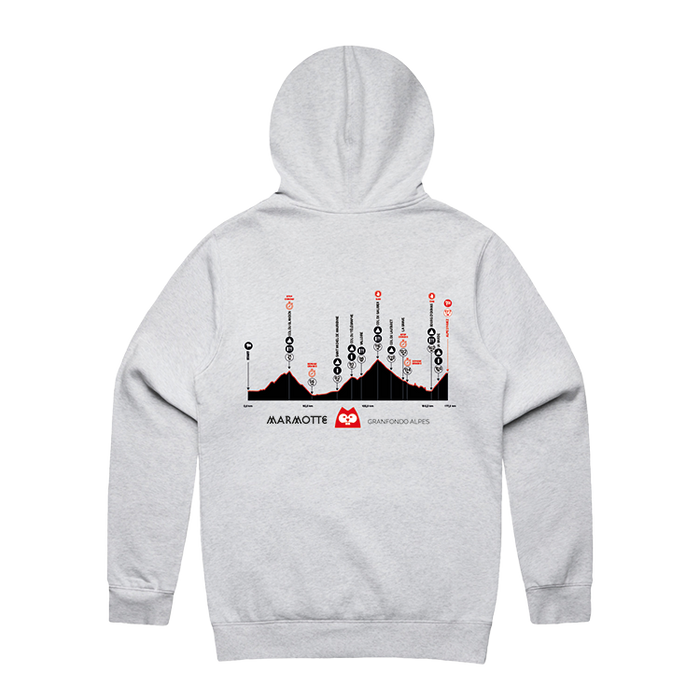 Marmotte Granfondo Alpes - Hoodie grey